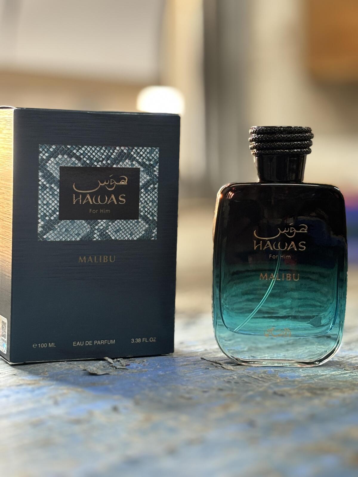 Rasasi Hawas Malibu For Him ED - Perfume Fragrance Blue review and price