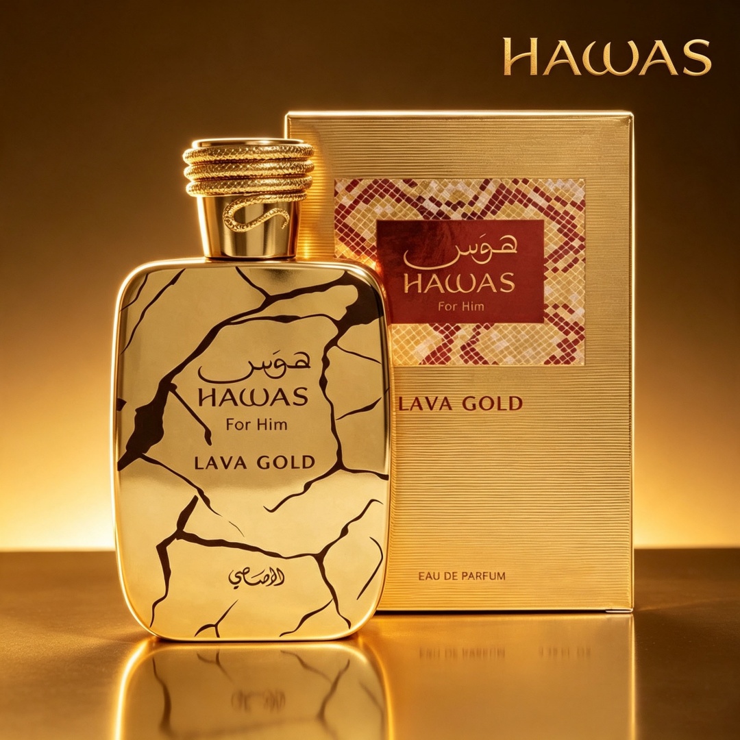 Hawas Lava Gold by Rasasi 100m - Fragrance Perfume For Man review and price