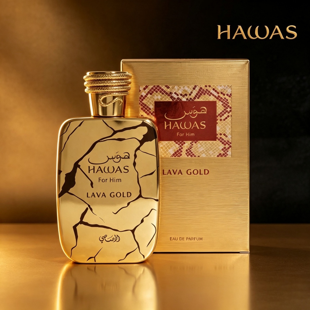 Hawas Lava Gold by Rasasi 100m - Fragrance Perfume For Man review and price