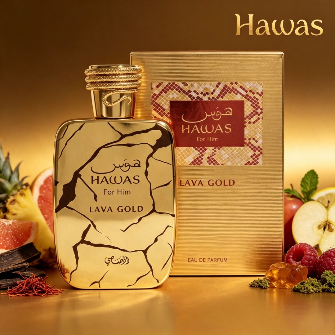Hawas Lava Gold by Rasasi 100m - Fragrance Perfume For Man review and price