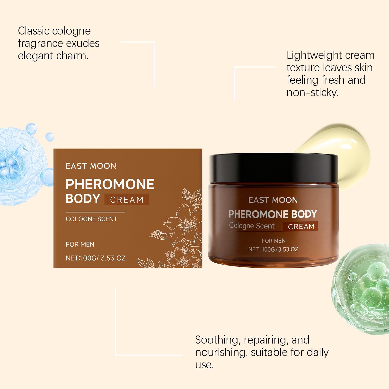 East Moon Men Fragrance Moistu - Perfume Light Fragrance review and price